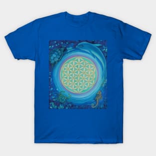 Flower of Life, element of water T-Shirt